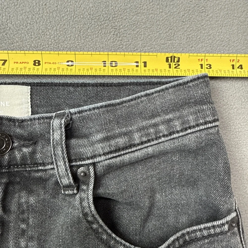 Everlane The Cheeky Jean Womens‎ 27 Black Slim Straight High Rise Classic Denim